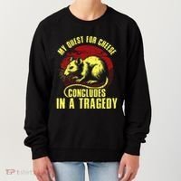 My Quest For Cheese Concludes In A Tragedy Rat Women's Sweatshirt thumb 0
