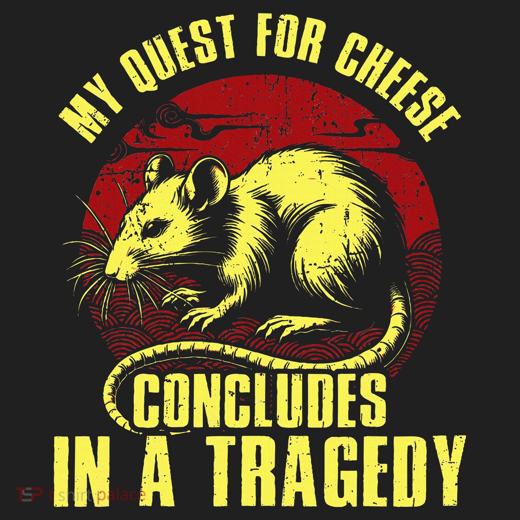 My Quest For Cheese Concludes In A Tragedy Rat Women's Sweatshirt