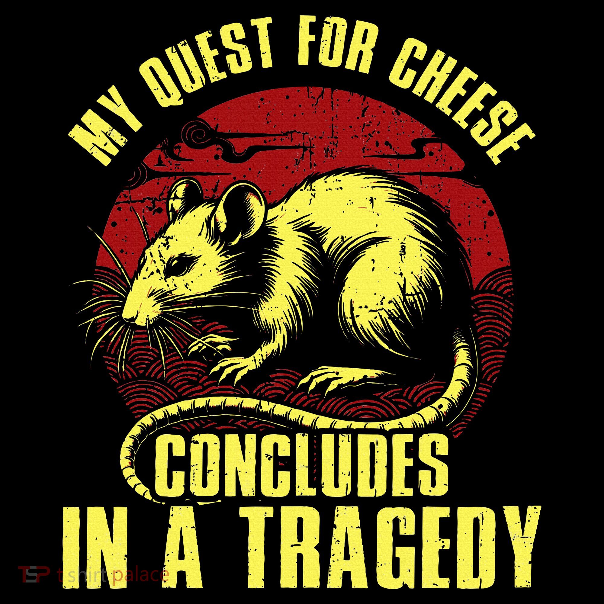 My Quest For Cheese Concludes In A Tragedy Rat Women's Hoodie
