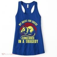 My Quest For Cheese Concludes In A Tragedy Rat Women's Tank Top thumb 0