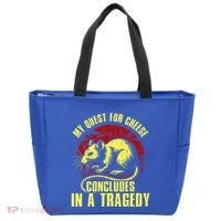 My Quest For Cheese Concludes In A Tragedy Rat Tote Bag thumb 0