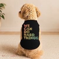 Motivational Quote Gift We Can Do Hard Things Productive Work Cool Gift Doggie Tank thumb 2