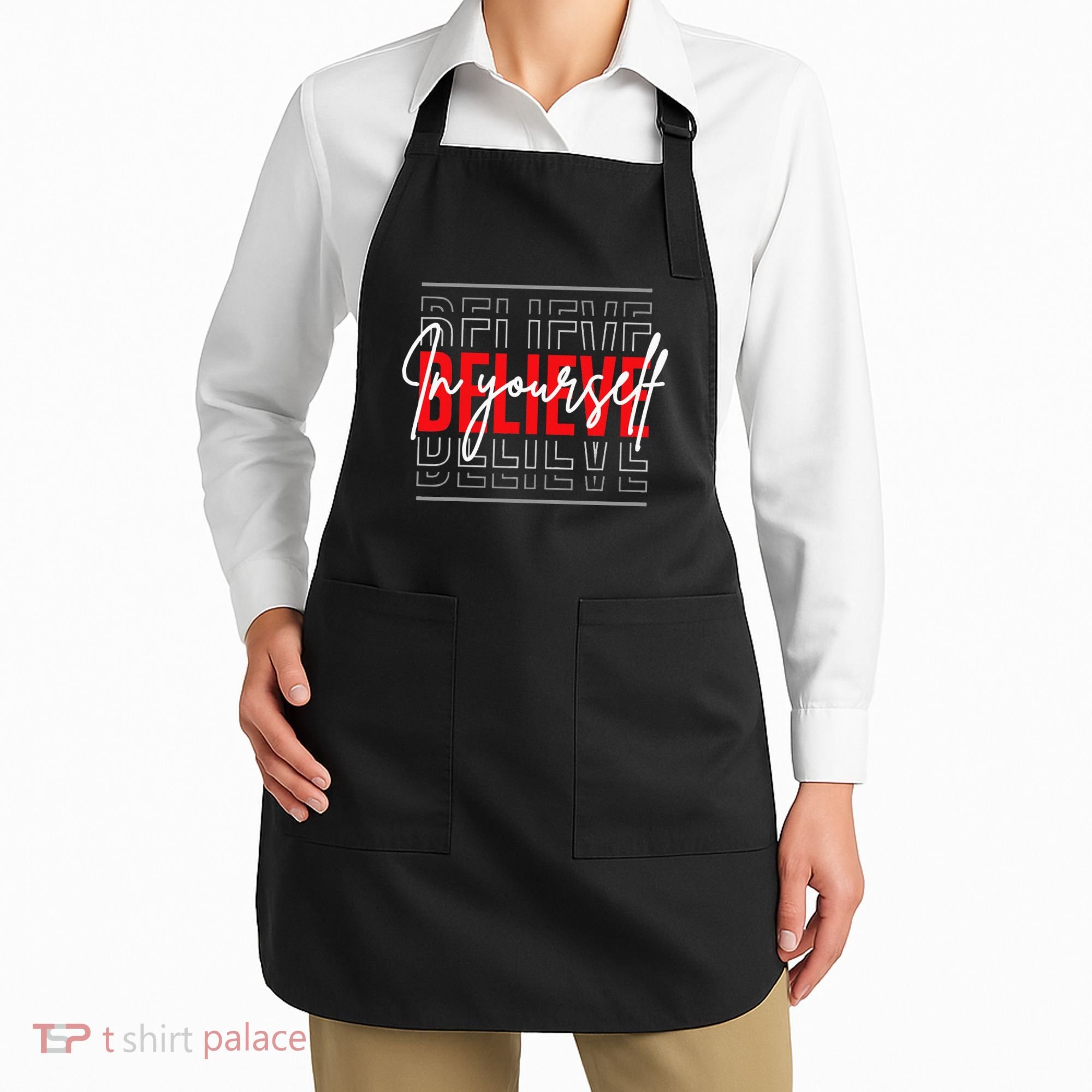 Motivational Quote Inspiration Positive Saying Life Slogan Apron