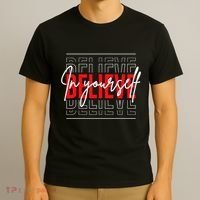 Motivational Quote Inspiration Positive Saying Life Slogan T-Shirt thumb 3