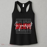 Motivational Quote Inspiration Positive Saying Life Slogan Women's Tank Top thumb 3