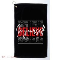 Motivational Quote Inspiration Positive Saying Life Slogan Golf Towel thumb 0