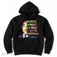 MLK Quote | Martin Luther King Jr Day | Black History Month Hoodie thumb 0