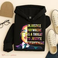 MLK Quote | Martin Luther King Jr Day | Black History Month Hoodie thumb 4
