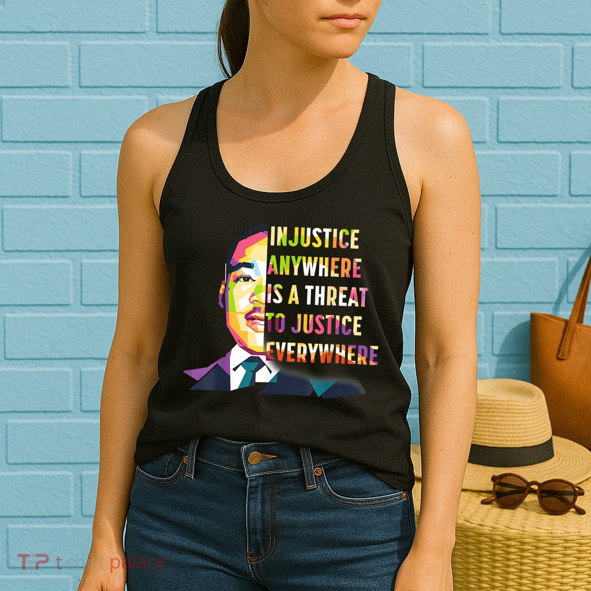MLK Quote | Martin Luther King Jr Day | Black History Month Women's Tank Top