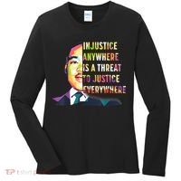MLK Quote | Martin Luther King Jr Day | Black History Month Women's Long Sleeve Shirt thumb 0