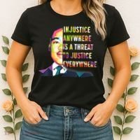 MLK Quote | Martin Luther King Jr Day | Black History Month Women's T-Shirt thumb 2