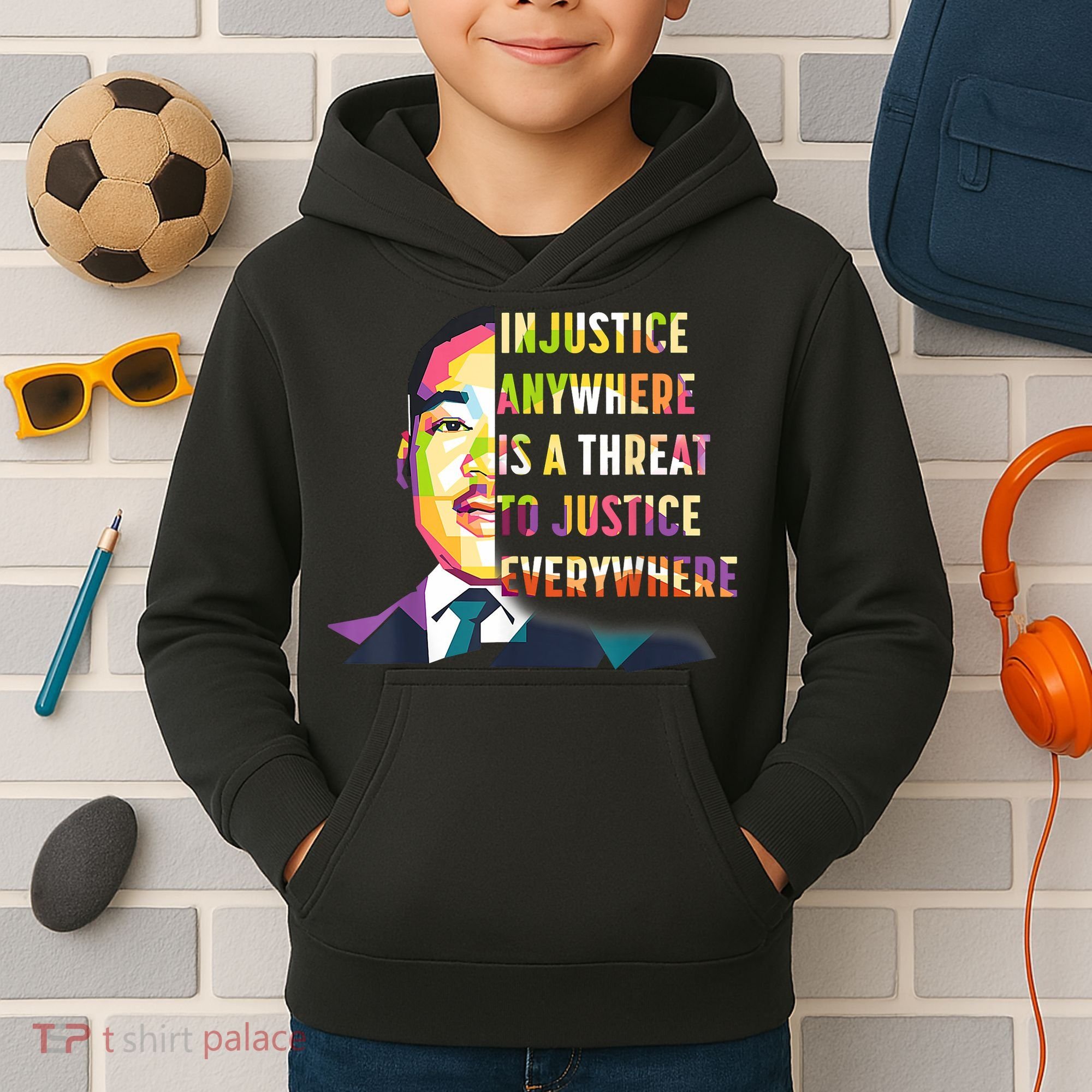 MLK Quote | Martin Luther King Jr Day | Black History Month Kids Hoodie