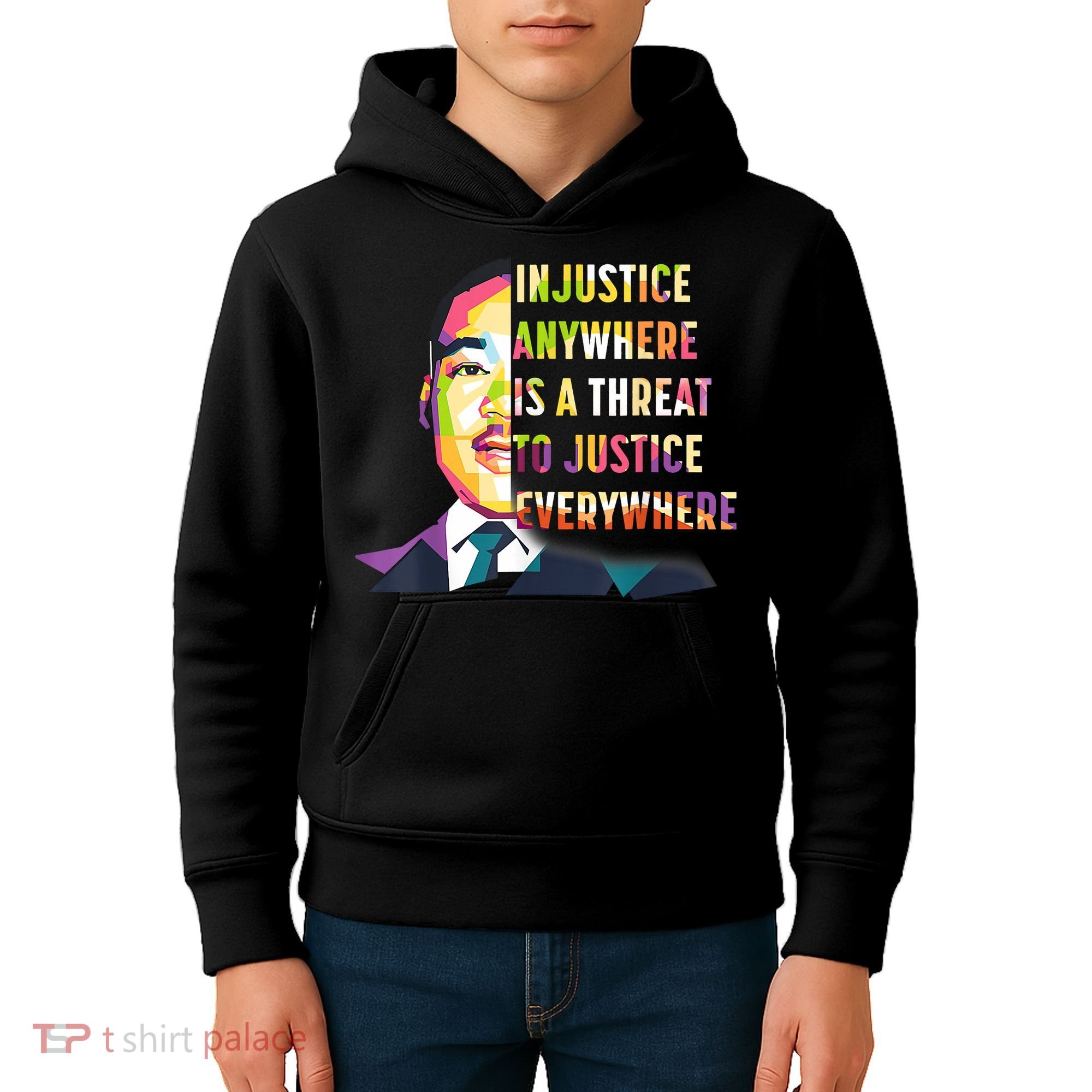 MLK Quote | Martin Luther King Jr Day | Black History Month Kids Hoodie