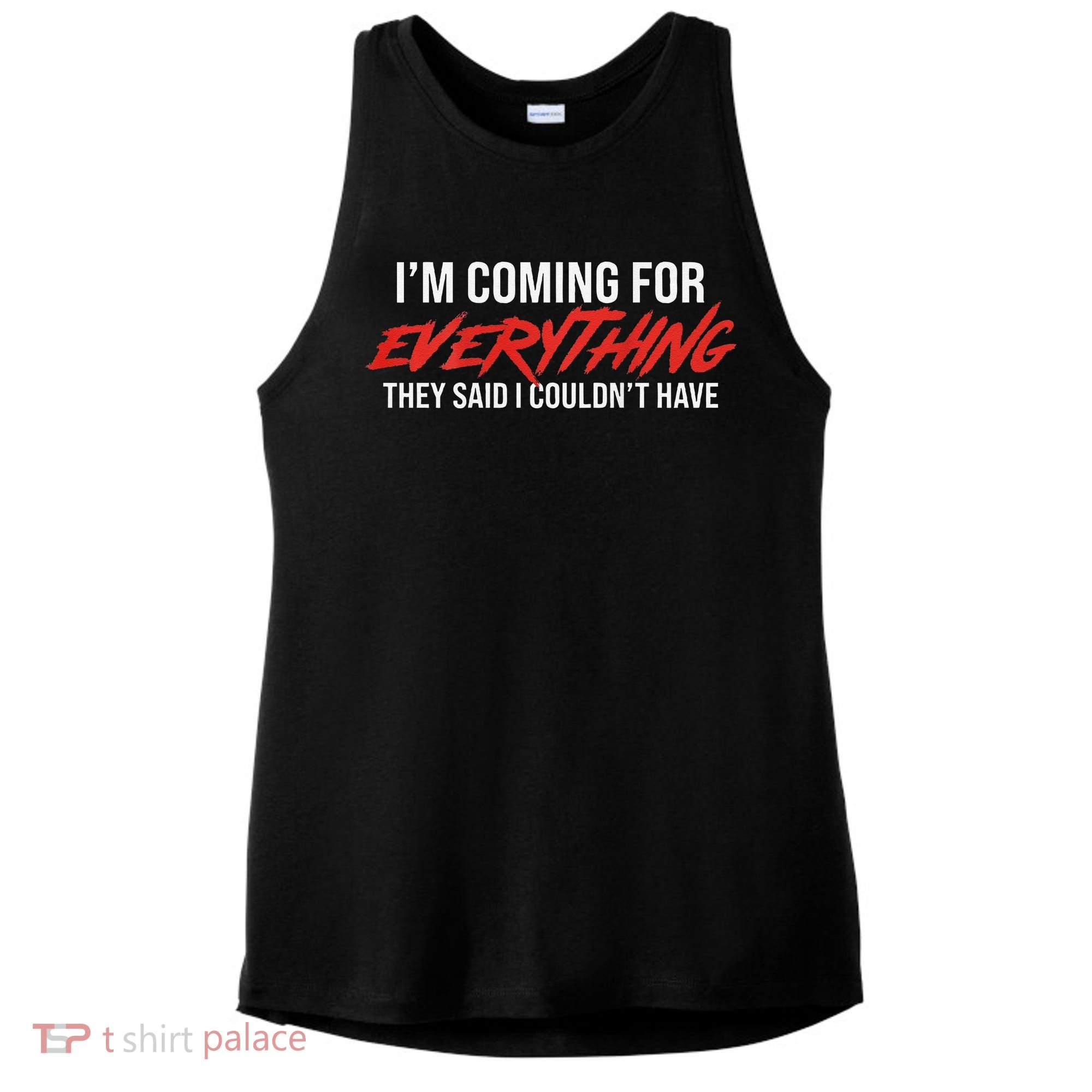 Motivational Quote Motivation For Success And Workout Ladies PosiCharge Tri-Blend Wicking Tank