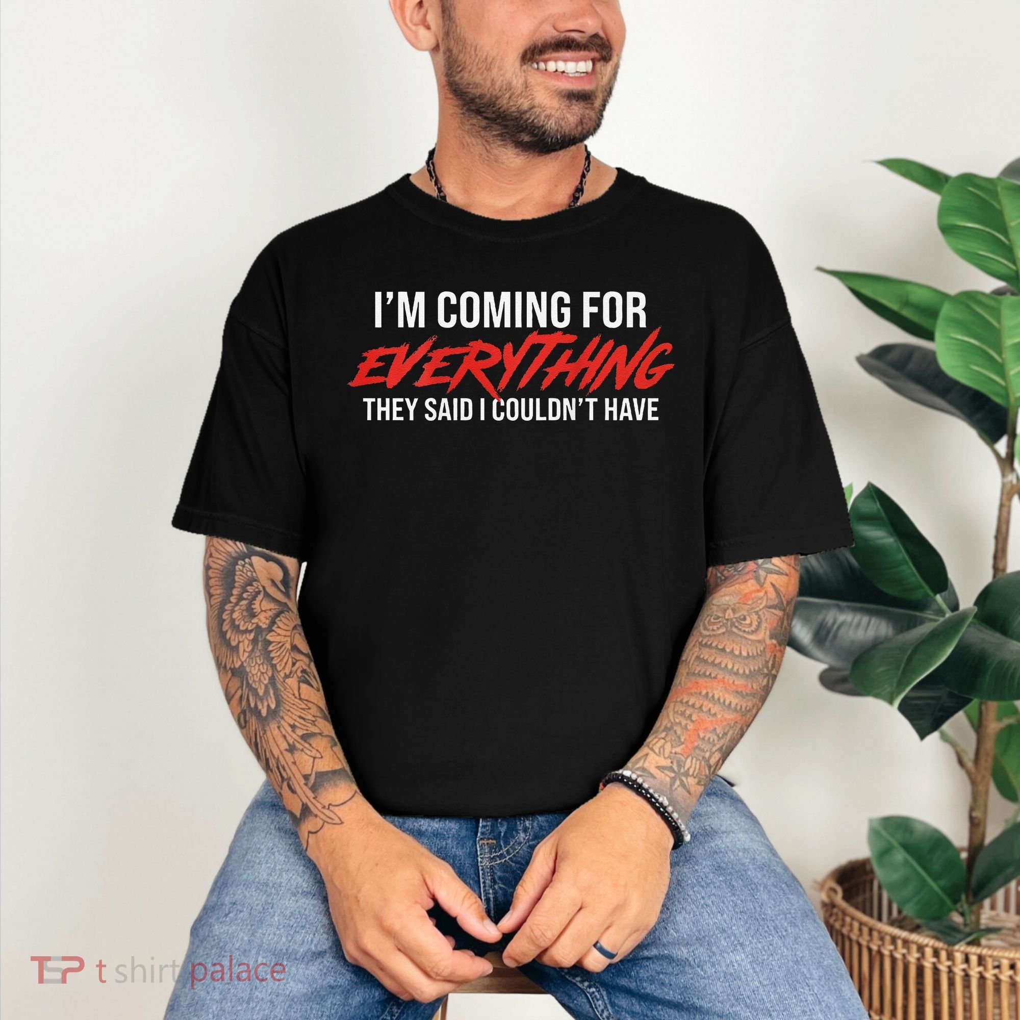 Motivational Quote Motivation For Success And Workout Comfort Colors T-Shirt