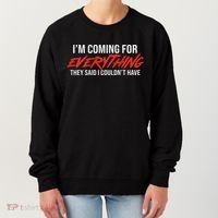 Motivational Quote Motivation For Success And Workout Women's Sweatshirt thumb 0
