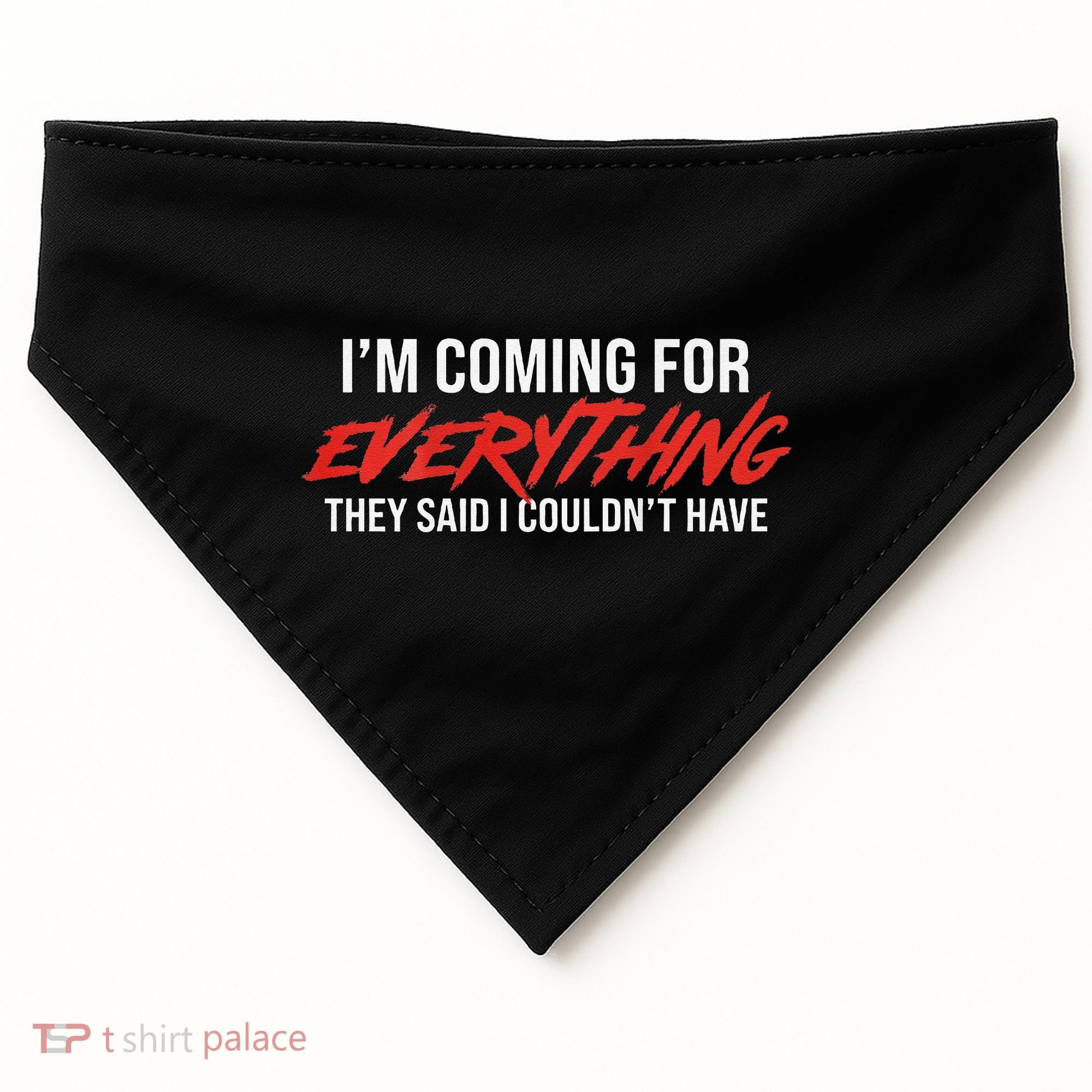 Motivational Quote Motivation For Success And Workout USA-Made Doggie Bandana