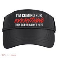 Motivational Quote Motivation For Success And Workout Adult Drive Performance Visor thumb 0