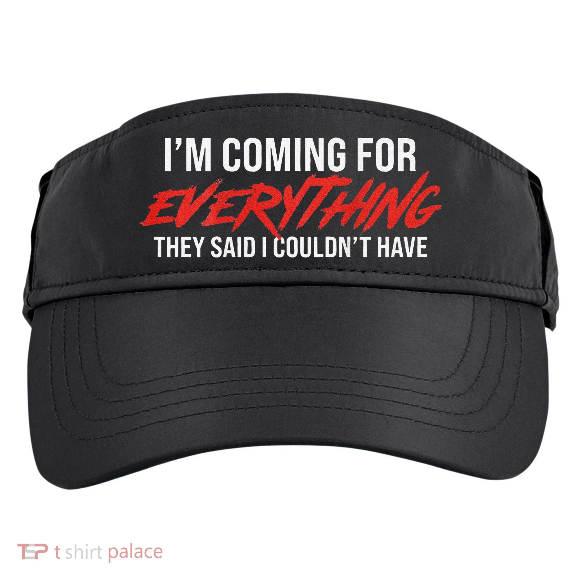 Motivational Quote Motivation For Success And Workout Adult Drive Performance Visor