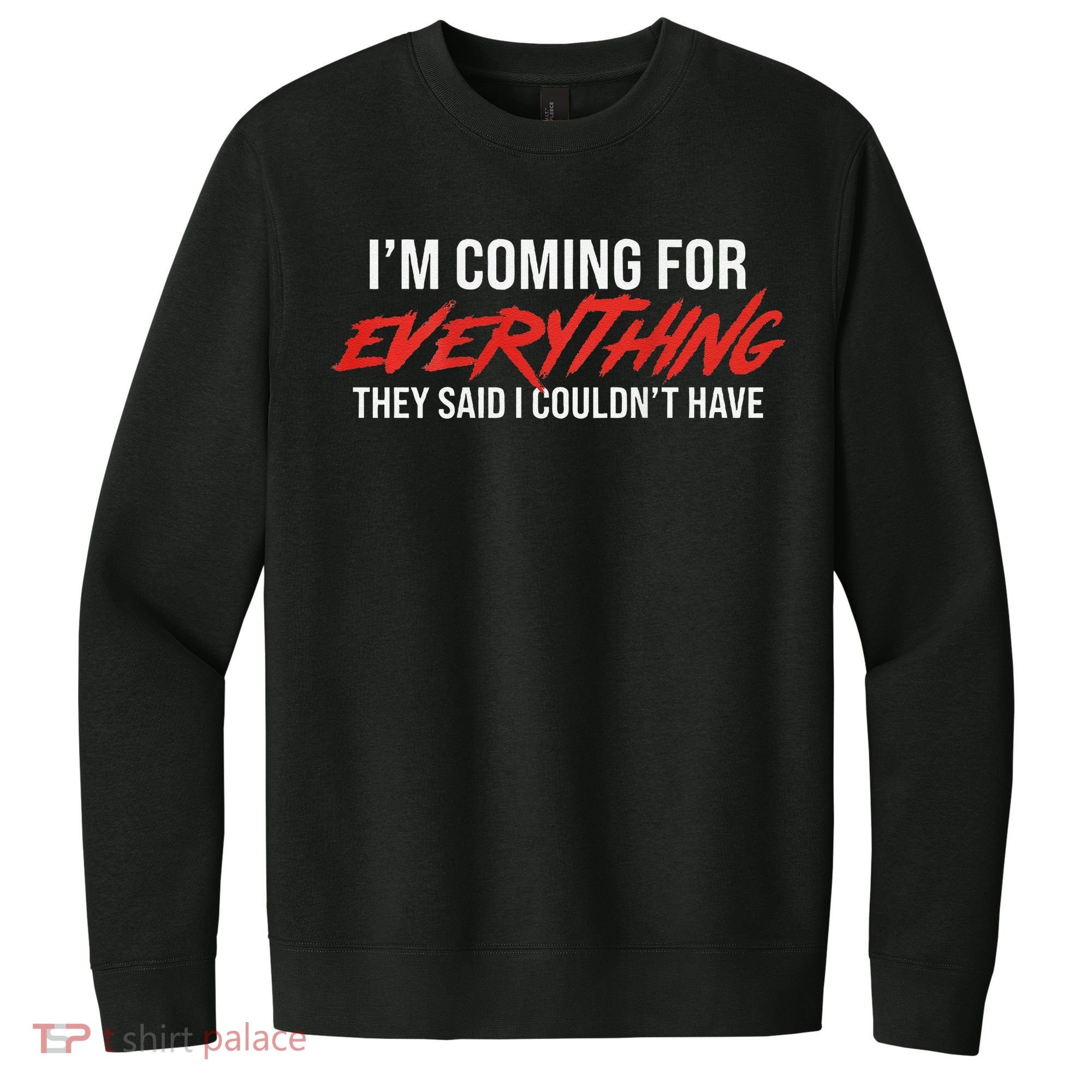 Motivational Quote Motivation For Success And Workout V.I.T. Fleece Crew Sweatshirt