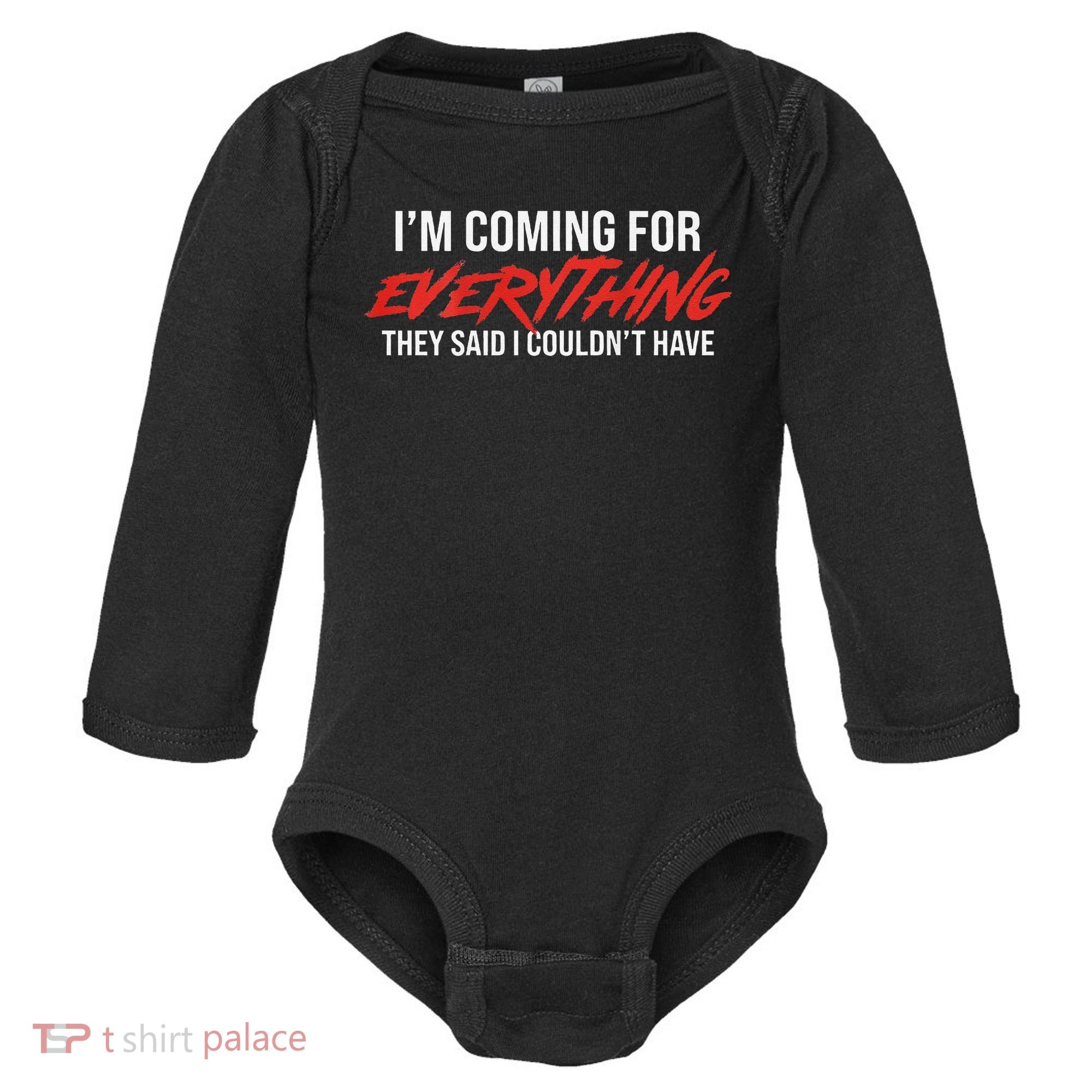Motivational Quote Motivation For Success And Workout Baby Long Sleeve Bodysuit