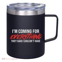 Motivational Quote Motivation For Success And Workout 12oz Stainless Steel Coffee Mug thumb 0