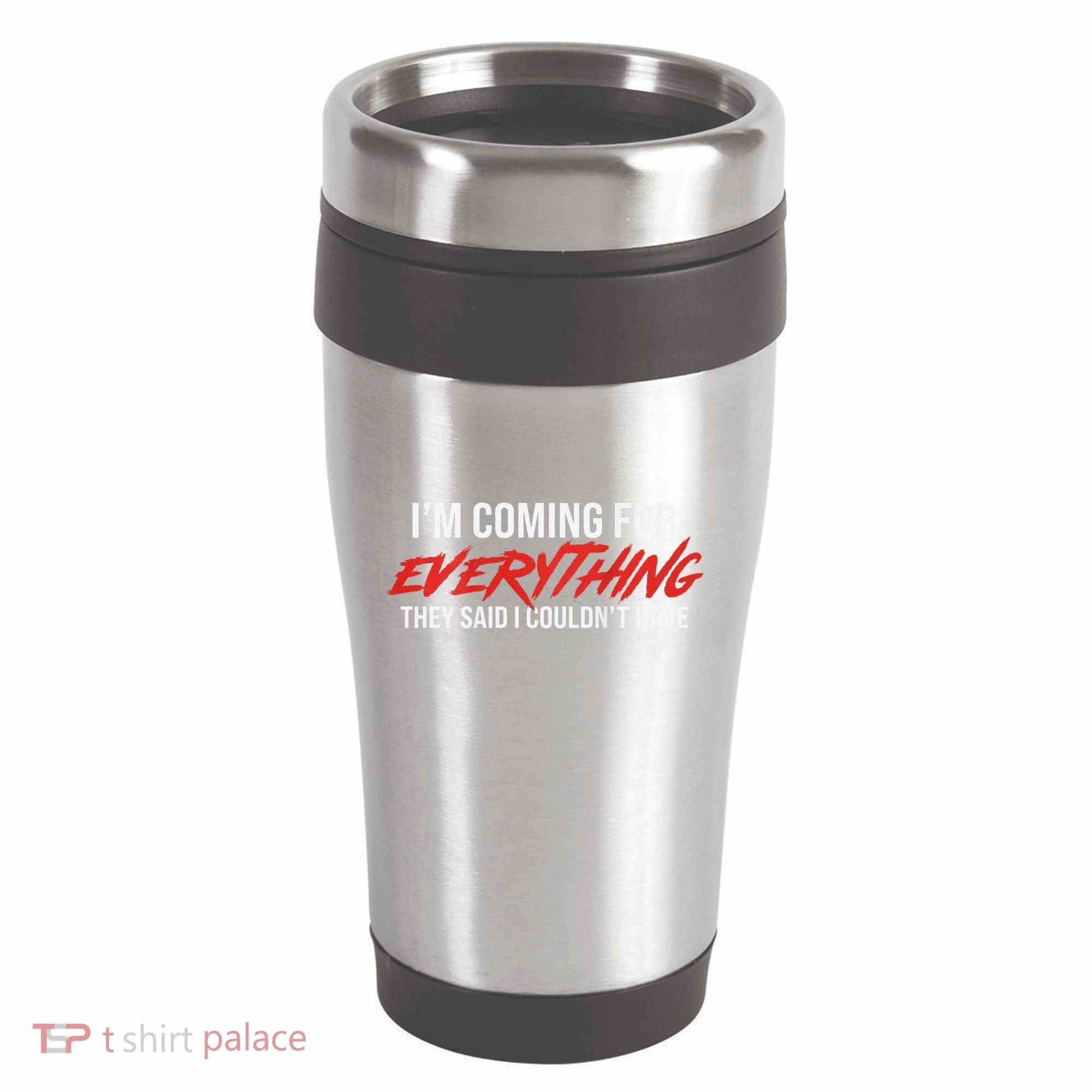 Motivational Quote Motivation For Success And Workout 16oz Travel Tumbler