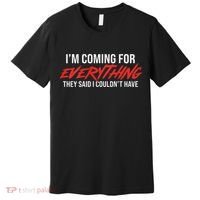 Motivational Quote Motivation For Success And Workout Premium T-Shirt thumb 0