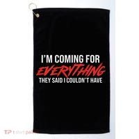 Motivational Quote Motivation For Success And Workout Golf Towel thumb 0