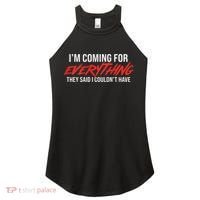 Motivational Quote Motivation For Success And Workout Women's Perfect Tri Rocker Tank thumb 0