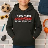 Motivational Quote Motivation For Success And Workout Kids Hoodie thumb 2
