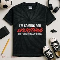 Motivational Quote Motivation For Success And Workout Kids Tie-Dye T-Shirt thumb 2