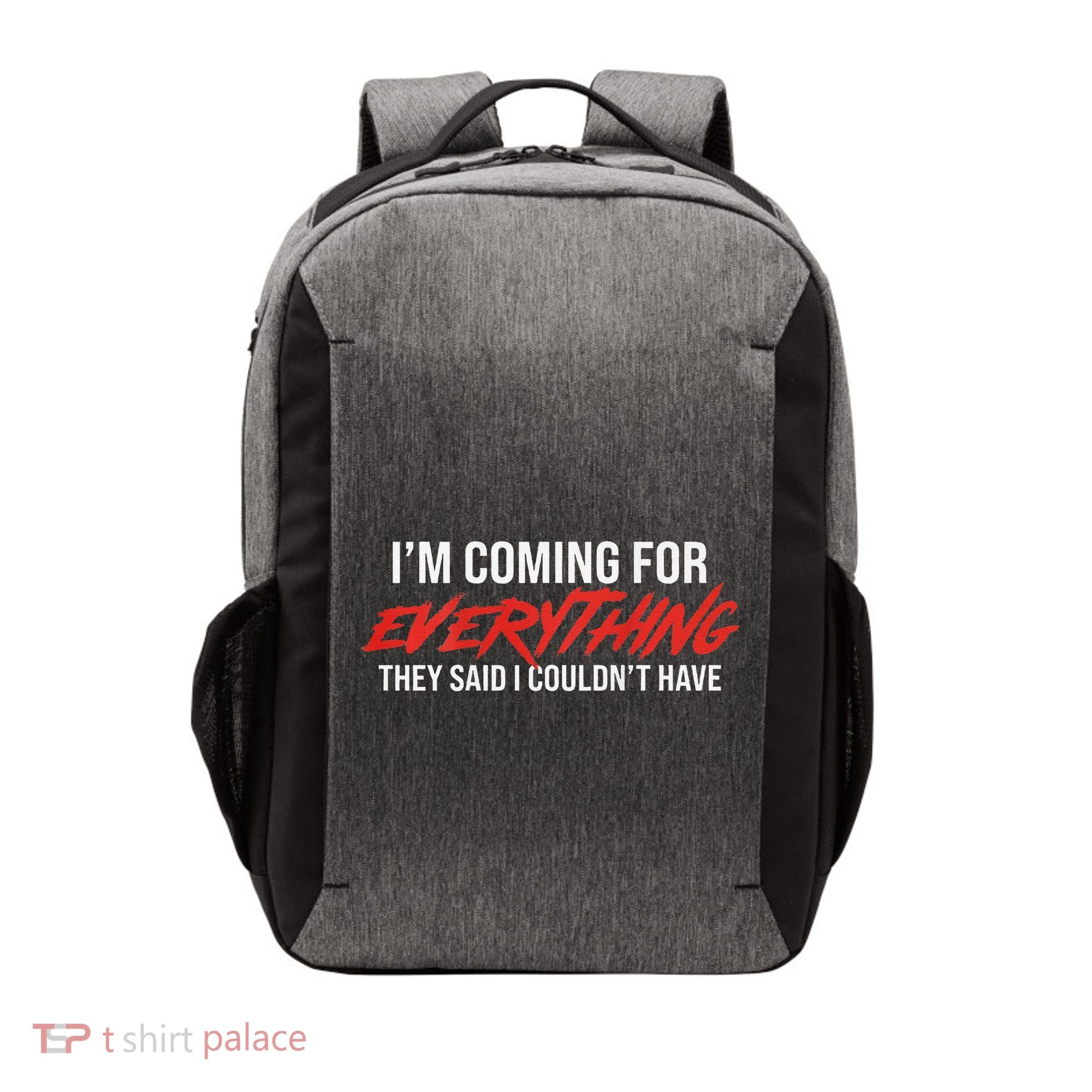 Motivational Quote Motivation For Success And Workout Vector Backpack
