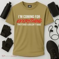 Motivational Quote Motivation For Success And Workout Cooling Performance Crew T-Shirt thumb 3