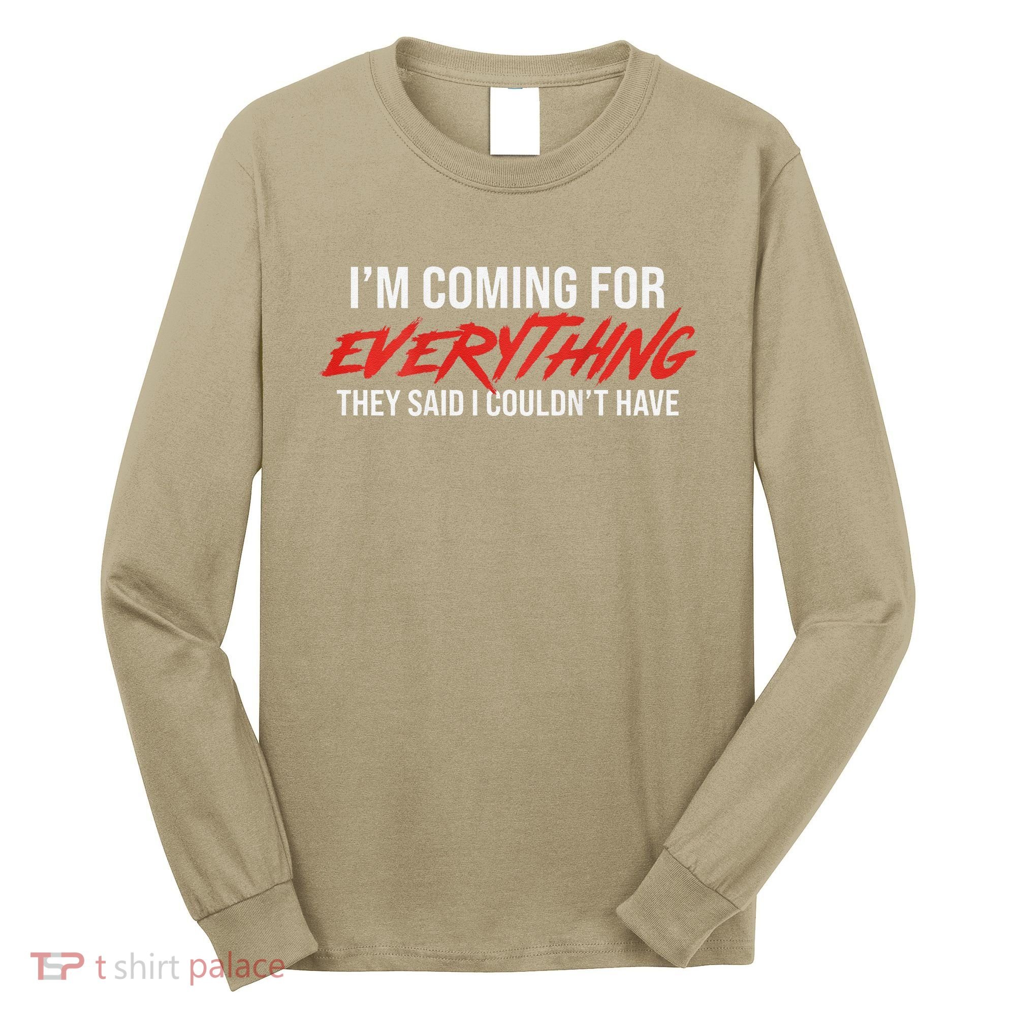 Motivational Quote Motivation For Success And Workout Long Sleeve Shirt