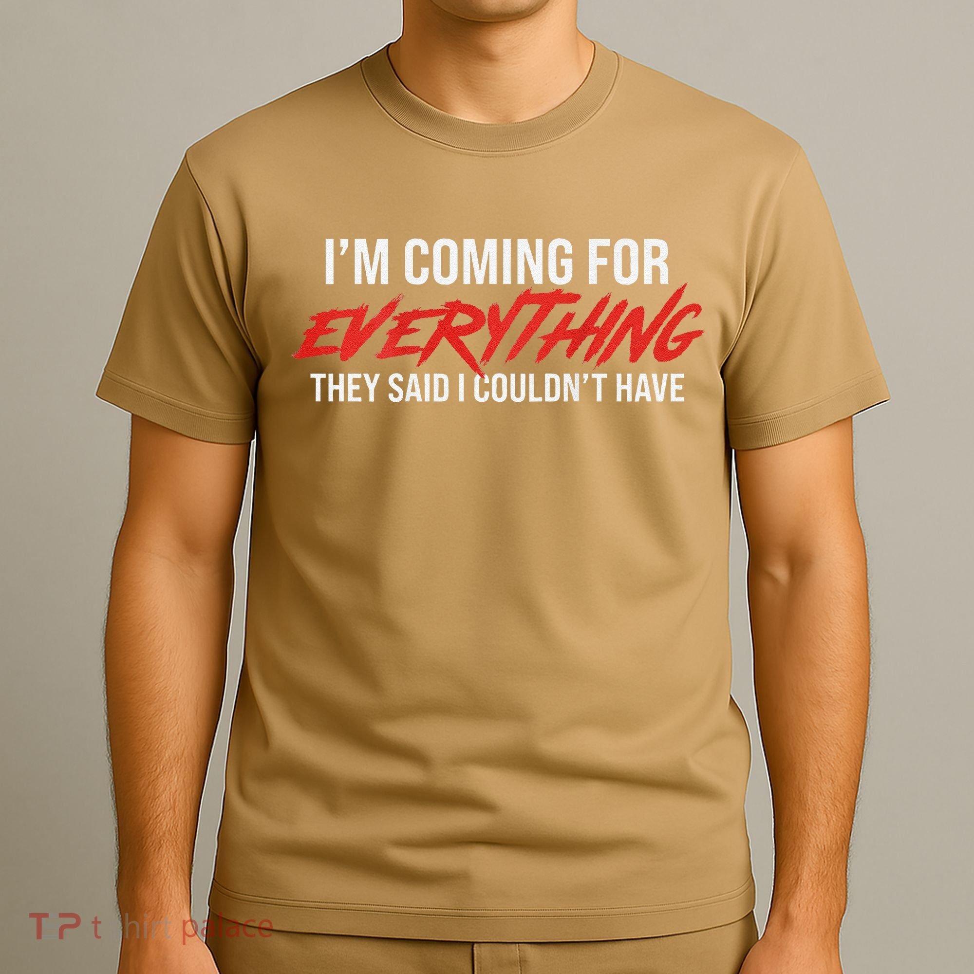Motivational Quote Motivation For Success And Workout T-Shirt