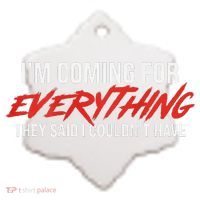 Motivational Quote Motivation For Success And Workout Ceramic Ornament thumb 2