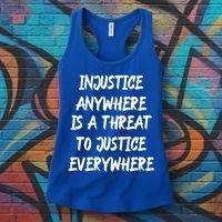 Mlk Quote Martin Luther King Jr Day Black History Month Funny Gift Women's Tank Top thumb 3