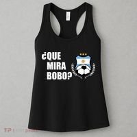 Messi Que Miras Bobo Anda Para Alla Soccer Football Argentina Women's Tank Top thumb 3
