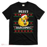 Merry Quackmas Rubber Duck Christmas T-Shirt thumb 0