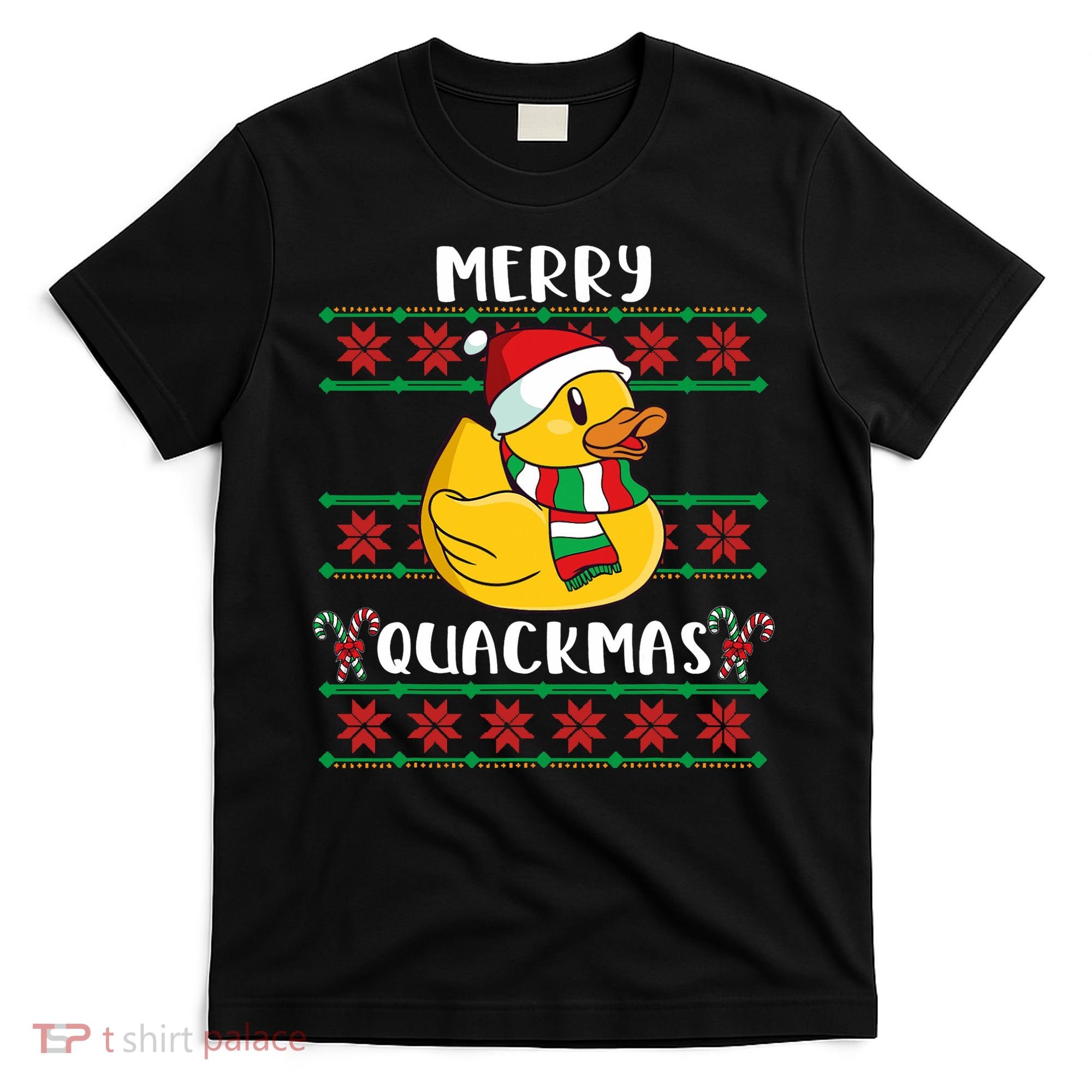 Merry Quackmas Rubber Duck Christmas T-Shirt