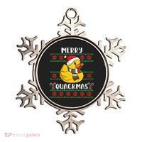 Merry Quackmas Rubber Duck Christmas Ornament thumb 0