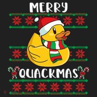 Merry Quackmas Rubber Duck Christmas Hat thumb 2