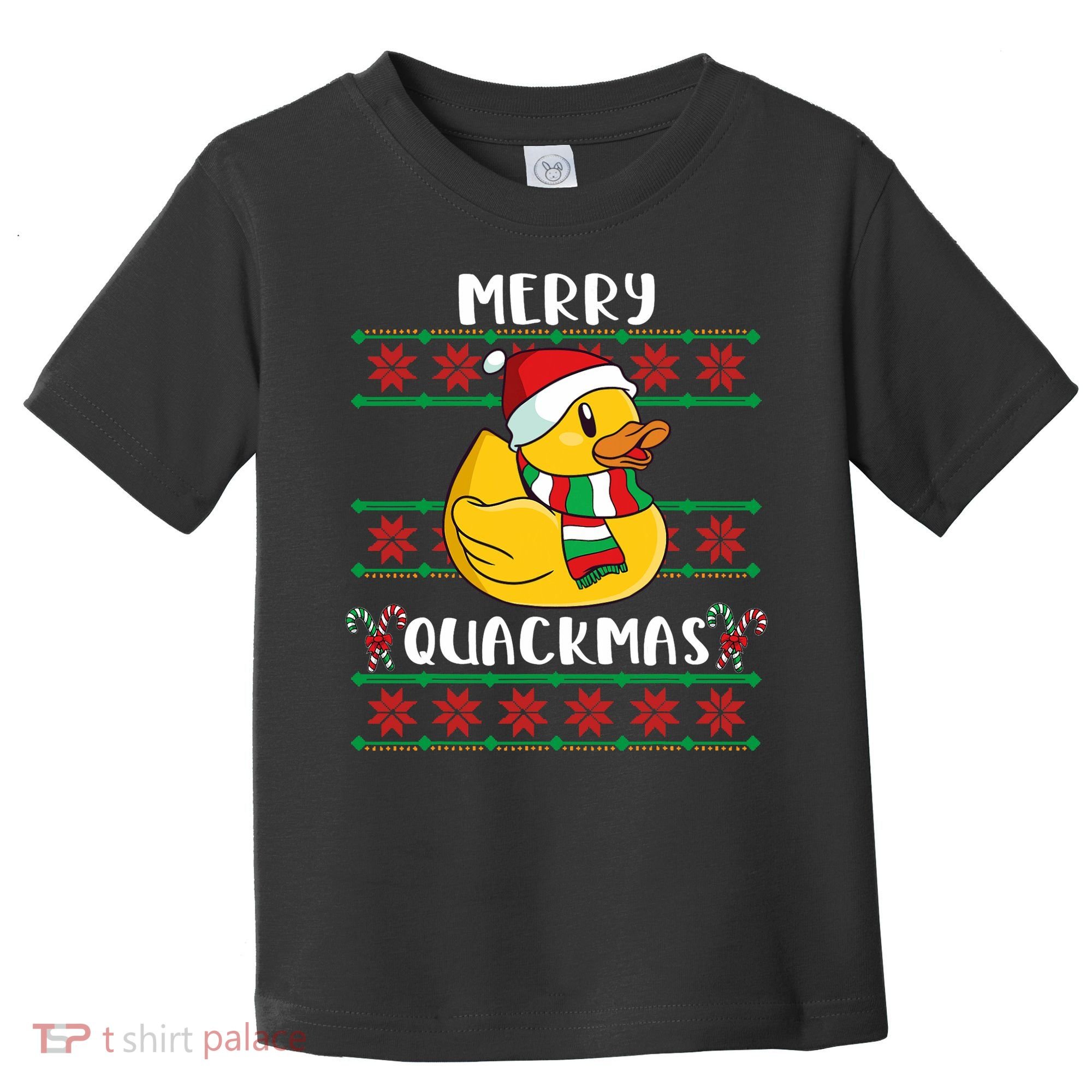Merry Quackmas Rubber Duck Christmas Toddler T-Shirt