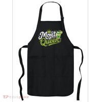 Mojito Queen Trendy Summer Drink Mojitos Apron thumb 0