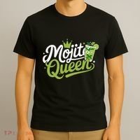 Mojito Queen Trendy Summer Drink Mojitos T-Shirt thumb 3
