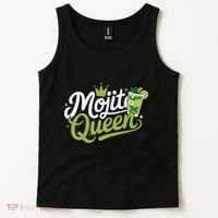 Mojito Queen Trendy Summer Drink Mojitos Tank Top thumb 2