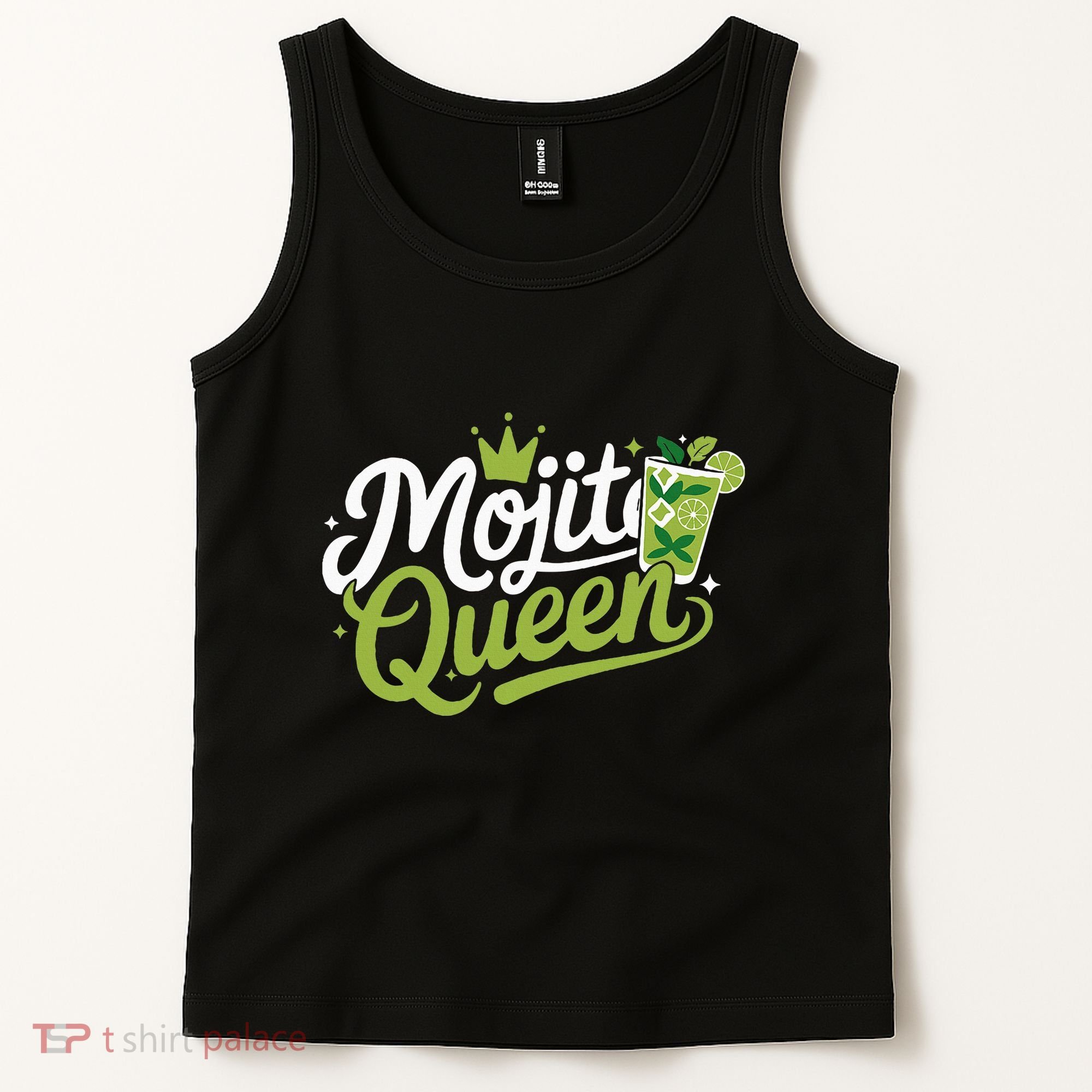 Mojito Queen Trendy Summer Drink Mojitos Tank Top