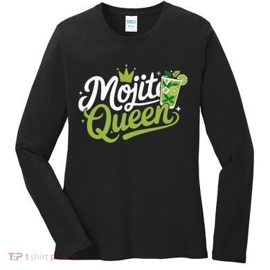 Mojito Queen Trendy Summer Drink Mojitos Women's Long Sleeve Shirt