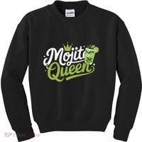Mojito Queen Trendy Summer Drink Mojitos Kids Sweatshirt thumb 0
